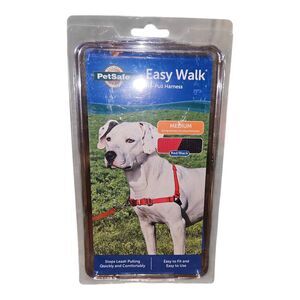 PetSafe Easy Walk No-Pull Harness Red Black Size Medium New